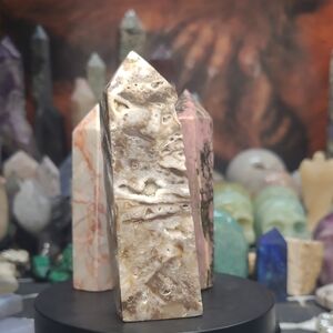 4. 3 Tower Set Sphalerite, Rhodinite And Red Vein Jasper!